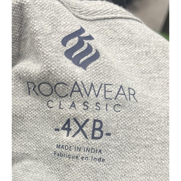 Rocawear Can't Knock The Hustle Y2K Mens Polo Hip Hop SZ 4XB - Picture 3 of 7